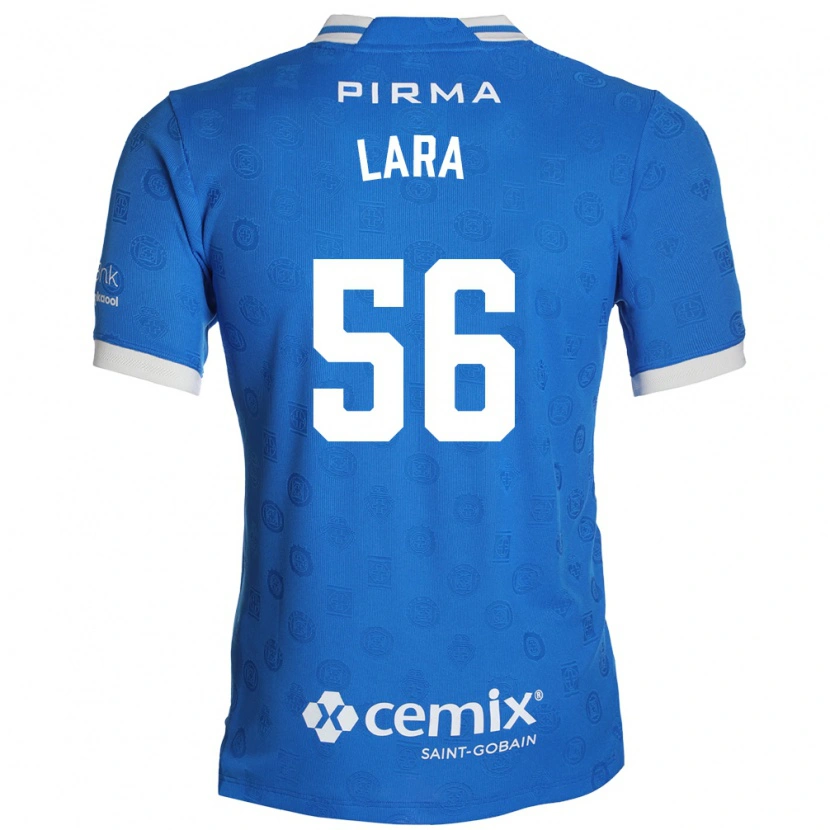 DanxenメンズJesús Lara#56青白赤ホームシャツ2026/27ジャージーユニフォーム