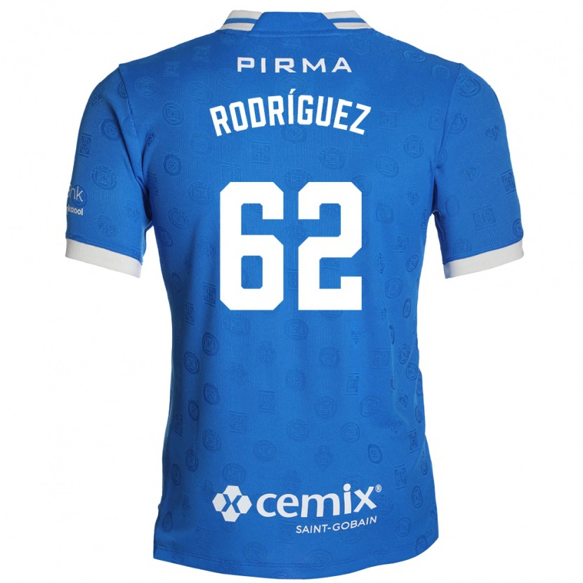 DanxenメンズEmanuel Rodríguez#62青白赤ホームシャツ2026/27ジャージーユニフォーム