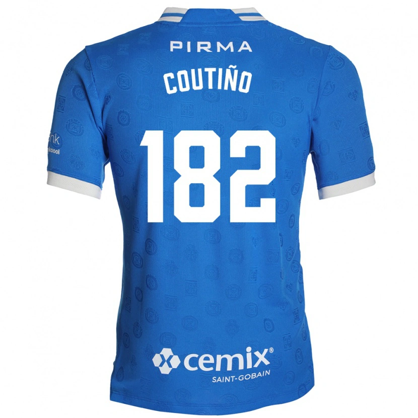 DanxenメンズSantiago Coutiño#182青白赤ホームシャツ2026/27ジャージーユニフォーム
