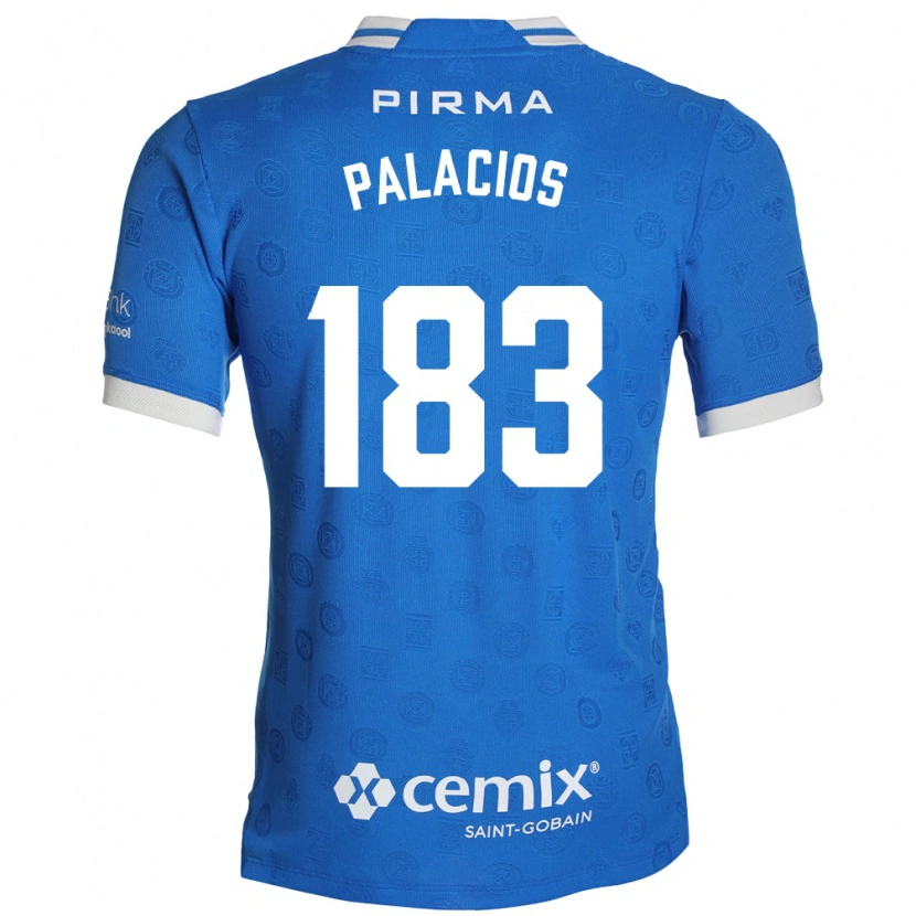 DanxenメンズKelvin Palacios#183青白赤ホームシャツ2026/27ジャージーユニフォーム