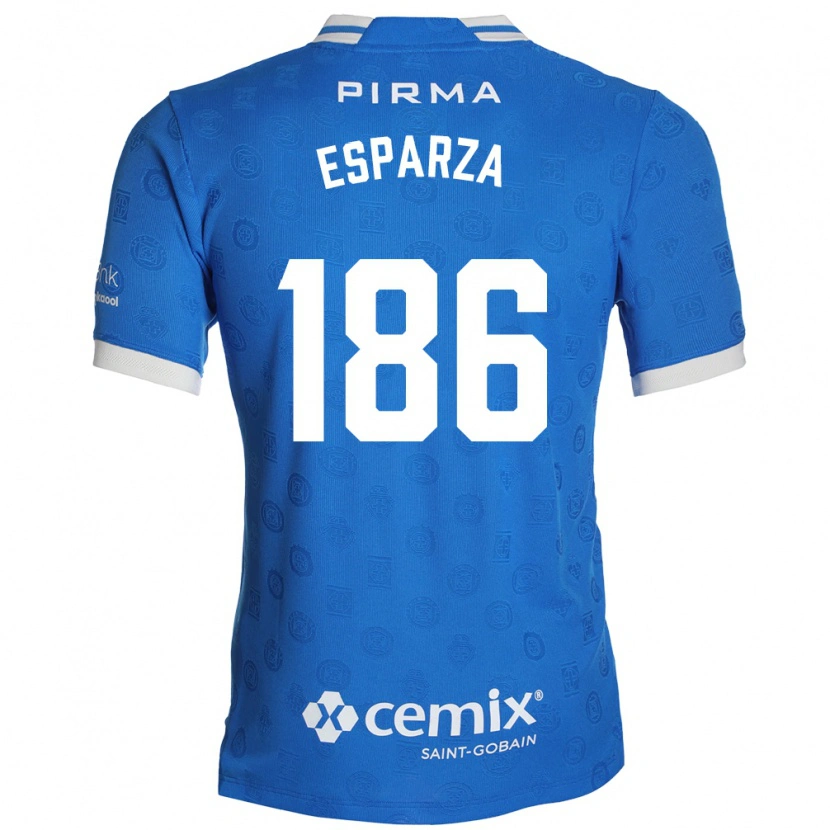 DanxenメンズRogelio Esparza#186青白赤ホームシャツ2026/27ジャージーユニフォーム