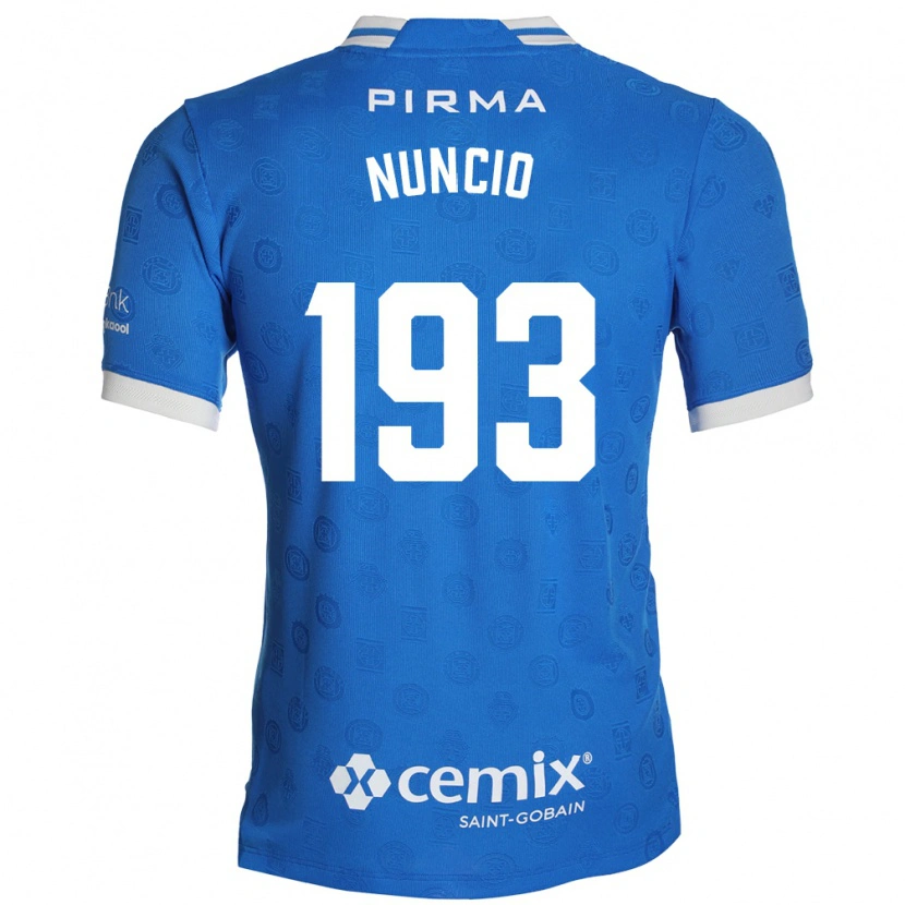 DanxenメンズJorge Nuncio#193青白赤ホームシャツ2026/27ジャージーユニフォーム