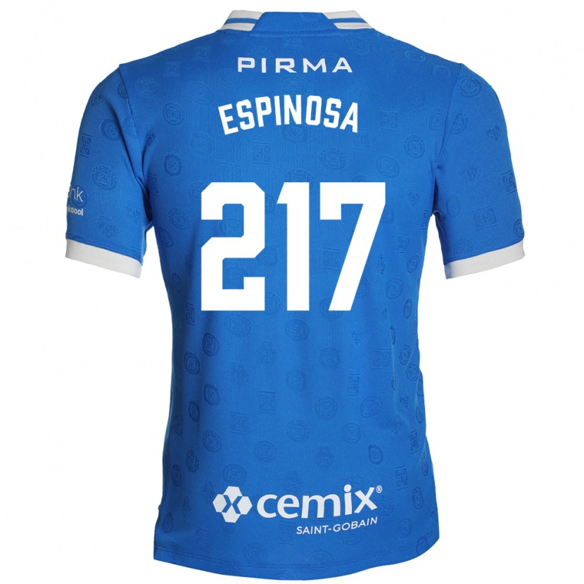 DanxenメンズSamuel Espinosa#217青白赤ホームシャツ2026/27ジャージーユニフォーム