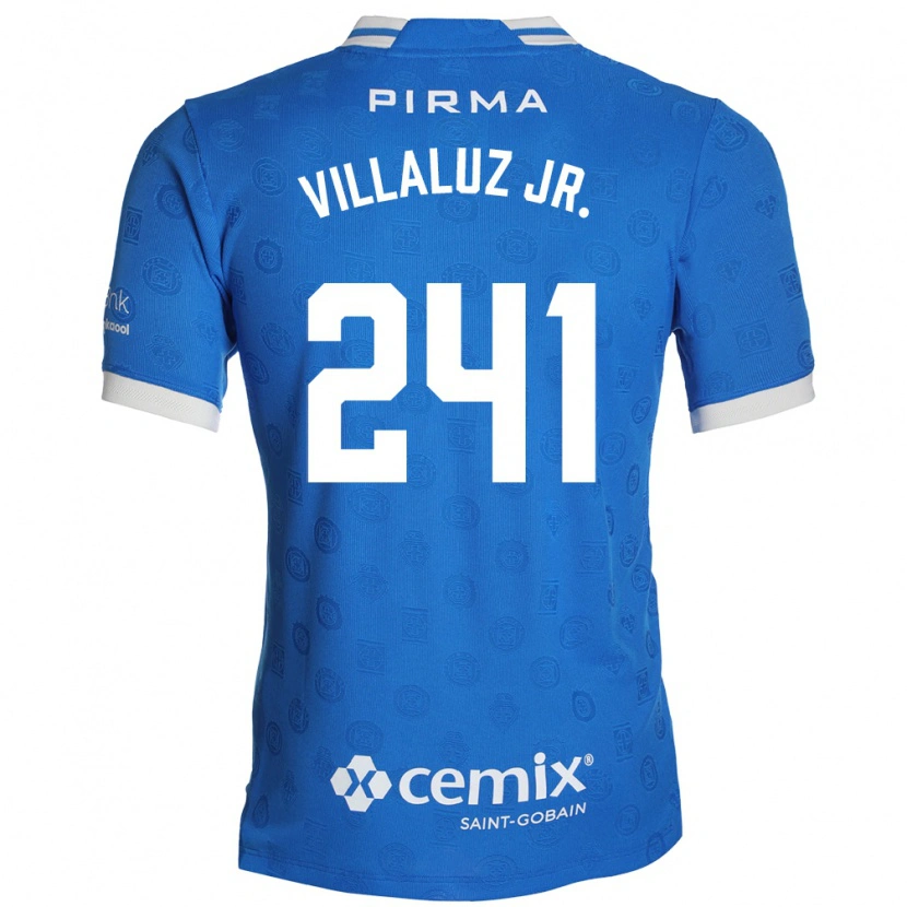 DanxenメンズCésar Villaluz Jr.#241青白赤ホームシャツ2026/27ジャージーユニフォーム