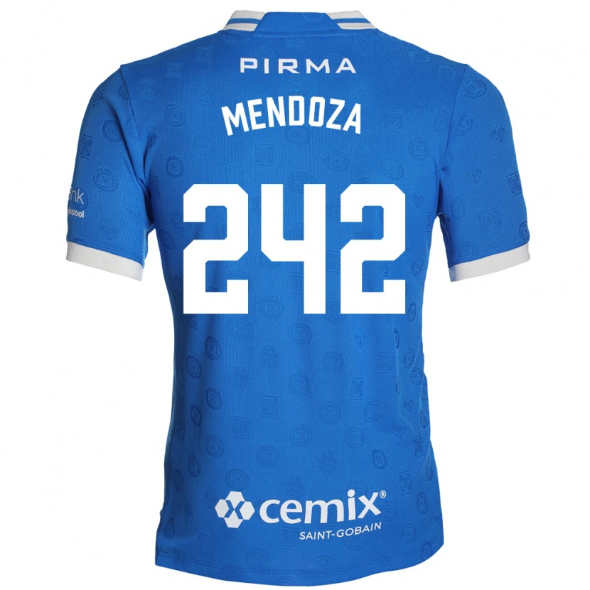 DanxenメンズGiovani Mendoza#242青白赤ホームシャツ2026/27ジャージーユニフォーム