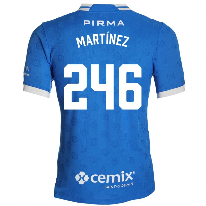 DanxenメンズRey Martínez#246青白赤ホームシャツ2026/27ジャージーユニフォーム