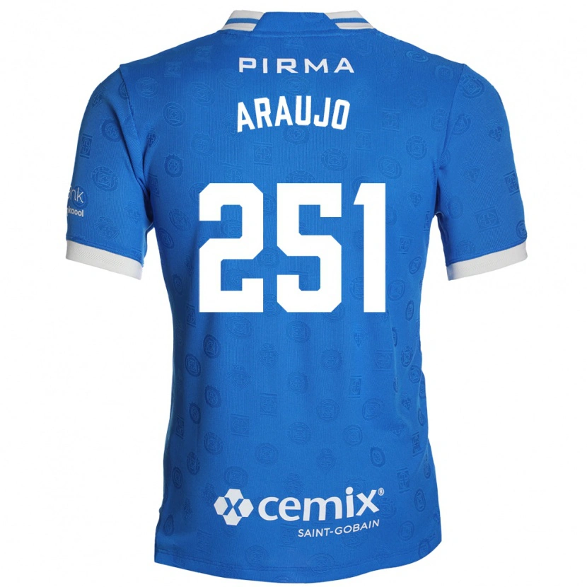 DanxenメンズFrancisco Araujo#251青白赤ホームシャツ2026/27ジャージーユニフォーム