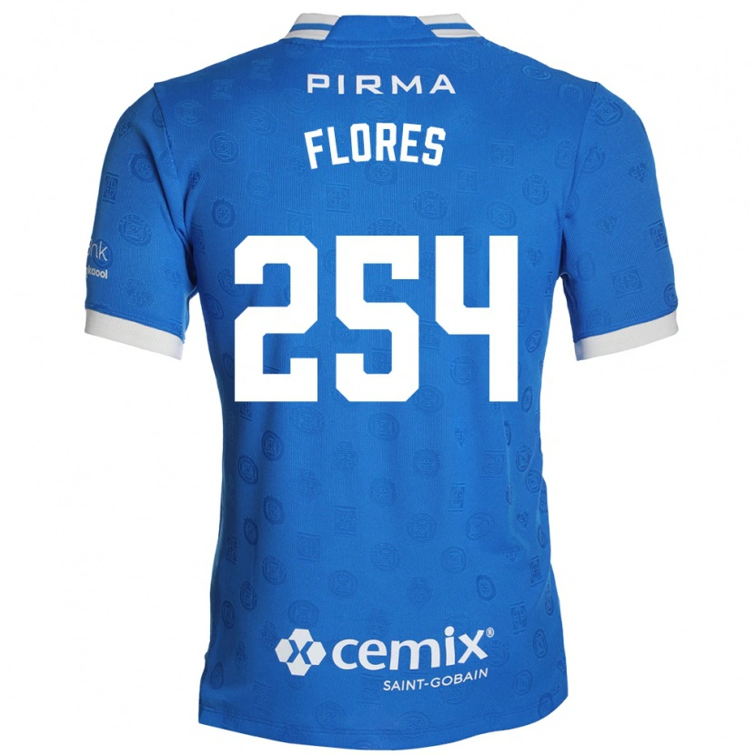 DanxenメンズDerek Flores#254青白赤ホームシャツ2026/27ジャージーユニフォーム