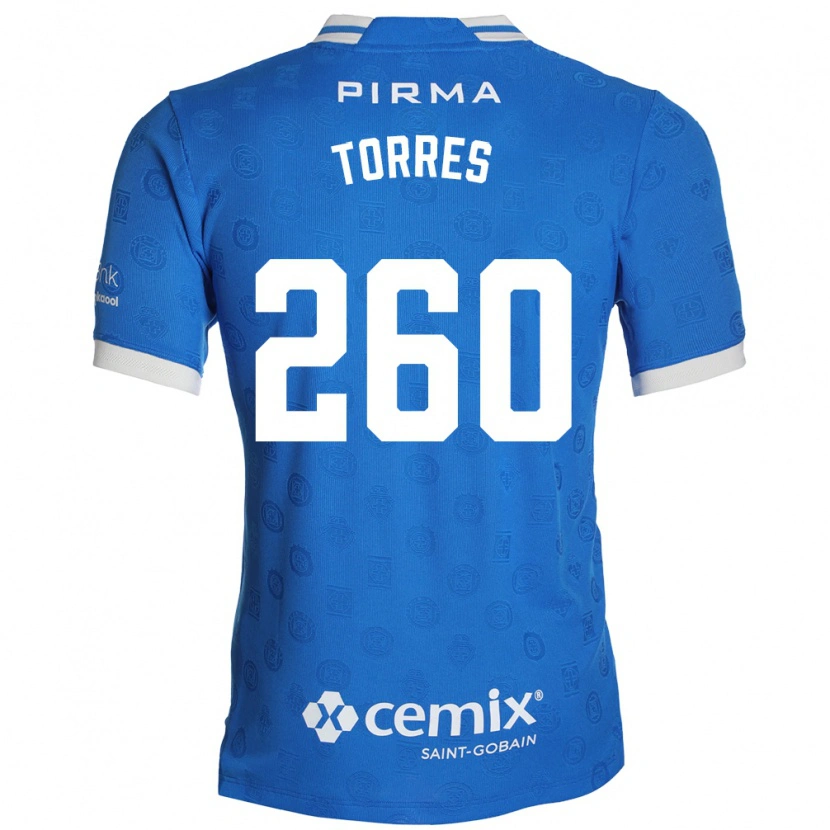 DanxenメンズRaúl Torres#260青白赤ホームシャツ2026/27ジャージーユニフォーム