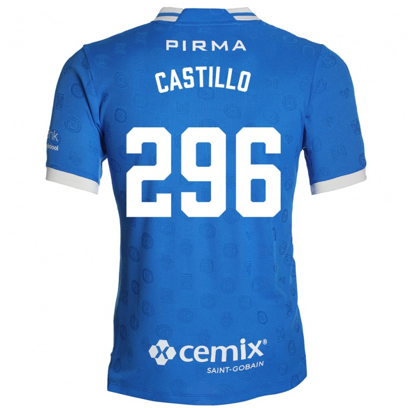 DanxenメンズEduardo Castillo#296青白赤ホームシャツ2026/27ジャージーユニフォーム