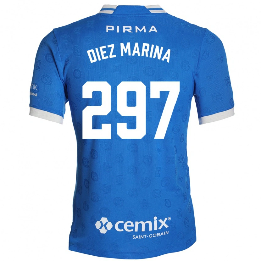 DanxenメンズEdgar Diez Marina#297青白赤ホームシャツ2026/27ジャージーユニフォーム