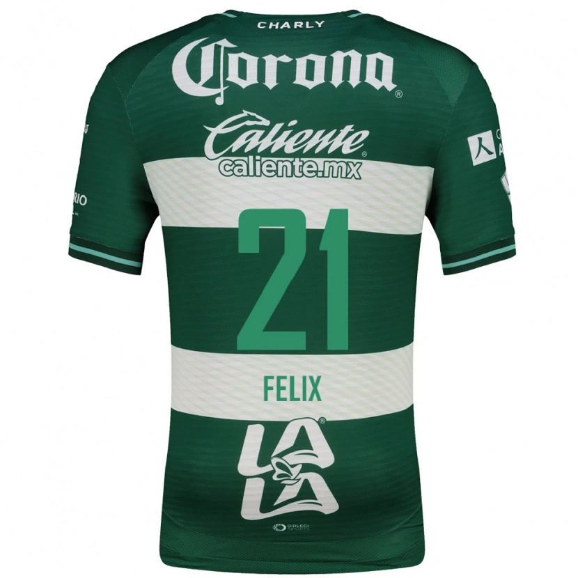 DanxenメンズJudith Félix#21緑白ホームシャツ2026/27ジャージーユニフォーム