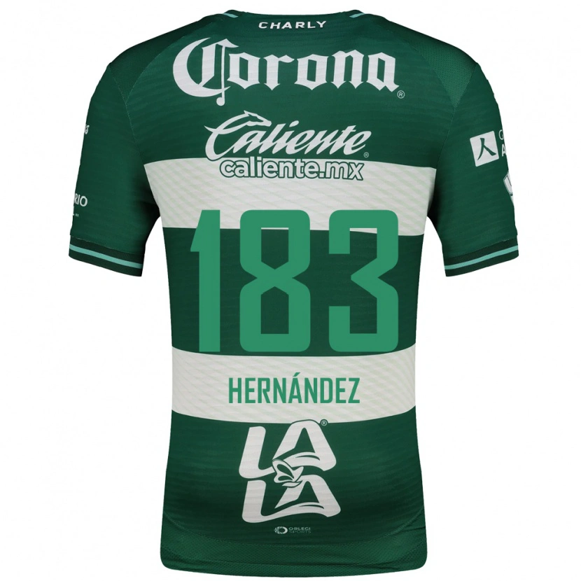 DanxenメンズÓscar Hernández#183緑白ホームシャツ2026/27ジャージーユニフォーム