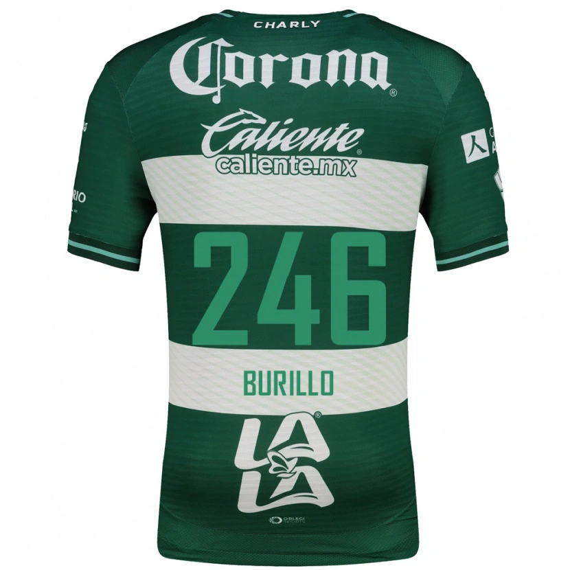 DanxenメンズJuan Burillo#246緑白ホームシャツ2026/27ジャージーユニフォーム
