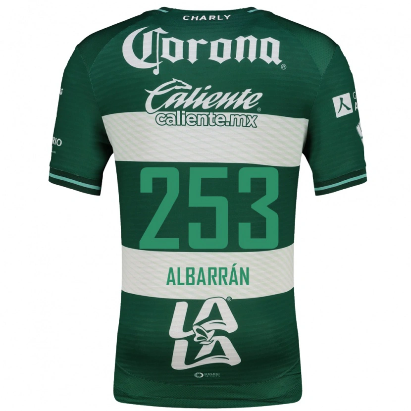 DanxenメンズRodrigo Albarrán#253緑白ホームシャツ2026/27ジャージーユニフォーム