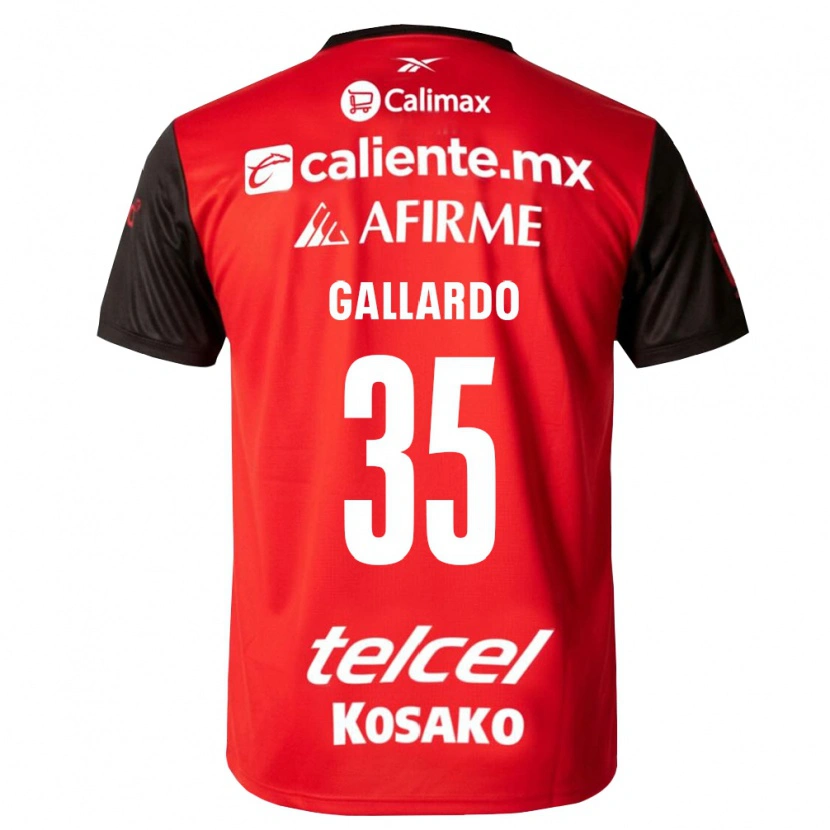 DanxenメンズGloriaisabel Gallardo#35黒赤ホームシャツ2026/27ジャージーユニフォーム