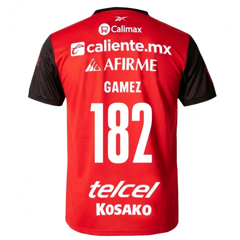 DanxenメンズMark Gamez#182黒赤ホームシャツ2026/27ジャージーユニフォーム