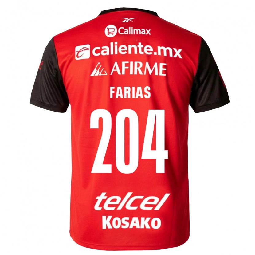 DanxenメンズLuciano Farias#204黒赤ホームシャツ2026/27ジャージーユニフォーム
