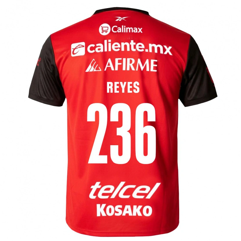 DanxenメンズAbraham Reyes#236黒赤ホームシャツ2026/27ジャージーユニフォーム
