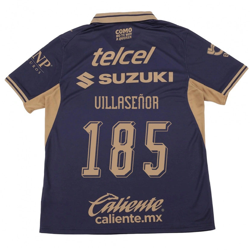 DanxenメンズEmiliano Villaseñor#185紫茶ホームシャツ2026/27ジャージーユニフォーム