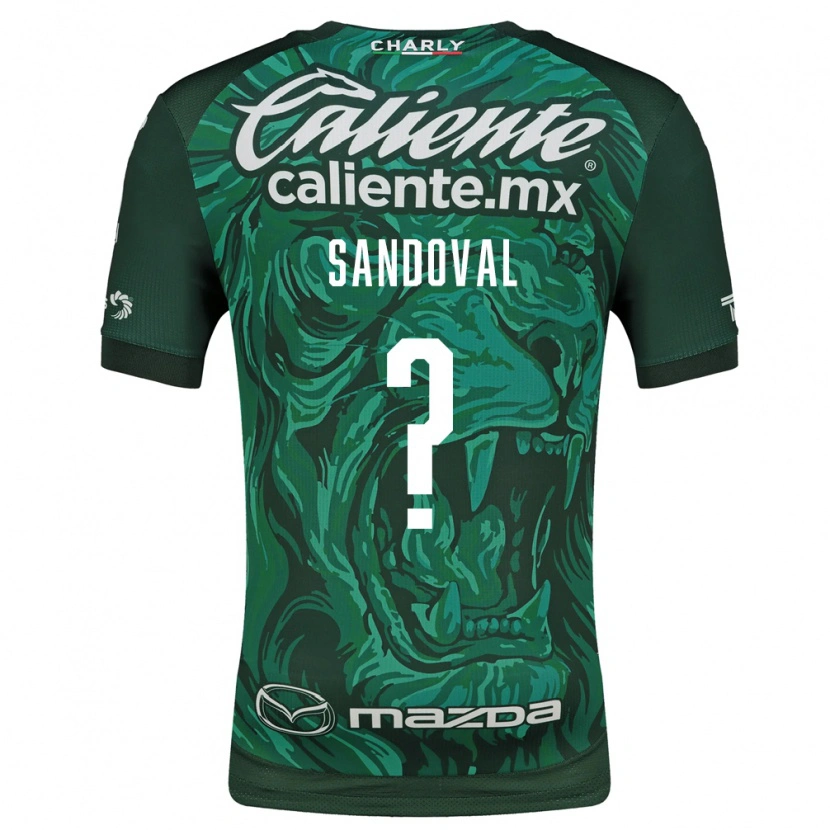 DanxenメンズAxel Sandoval#0緑黒ホームシャツ2026/27ジャージーユニフォーム