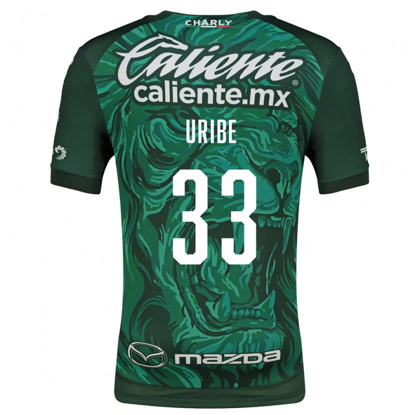 DanxenメンズHéctor Uribe#33緑黒ホームシャツ2026/27ジャージーユニフォーム