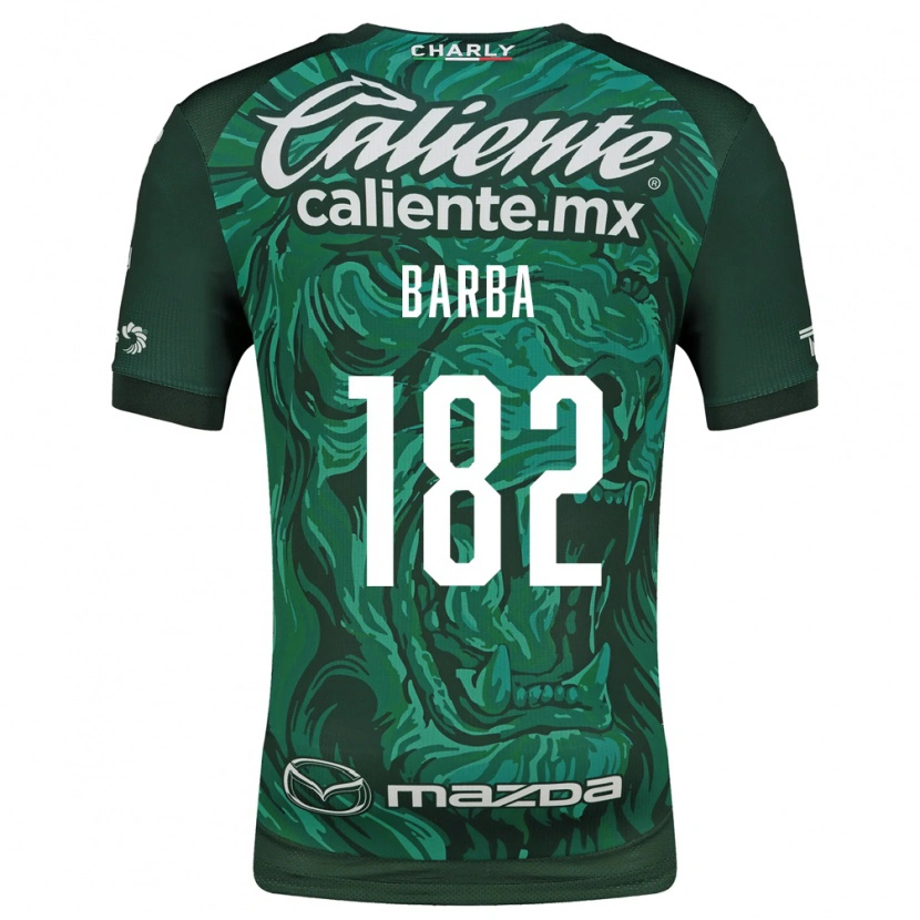 DanxenメンズAustin Barba#182緑黒ホームシャツ2026/27ジャージーユニフォーム