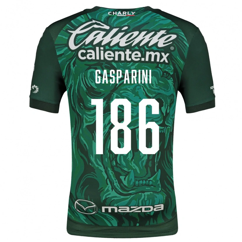 DanxenメンズJoaquín Gasparini#186緑黒ホームシャツ2026/27ジャージーユニフォーム