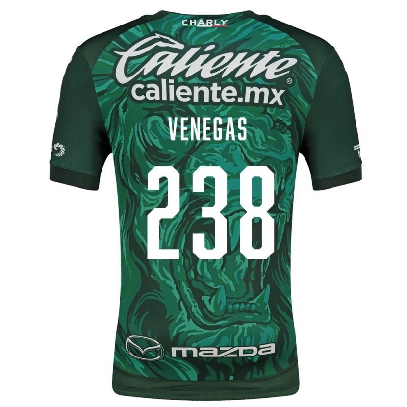 DanxenメンズLuis Venegas#238緑黒ホームシャツ2026/27ジャージーユニフォーム