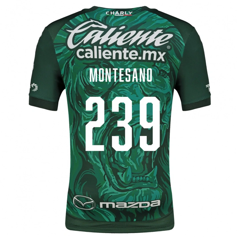 DanxenメンズJesús Montesano#239緑黒ホームシャツ2026/27ジャージーユニフォーム