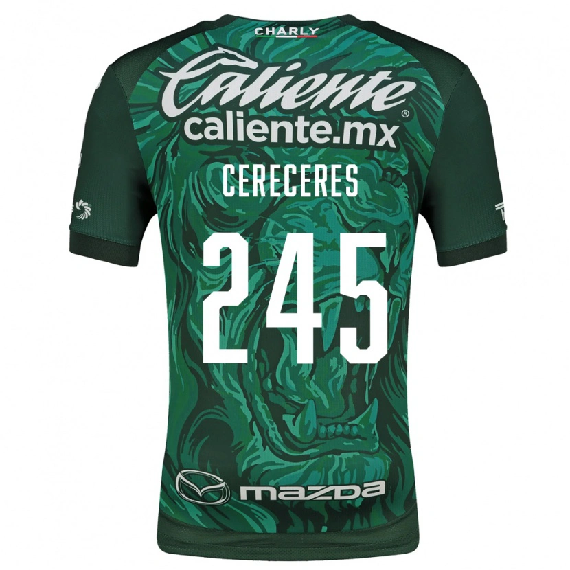 DanxenメンズThomas Cereceres#245緑黒ホームシャツ2026/27ジャージーユニフォーム
