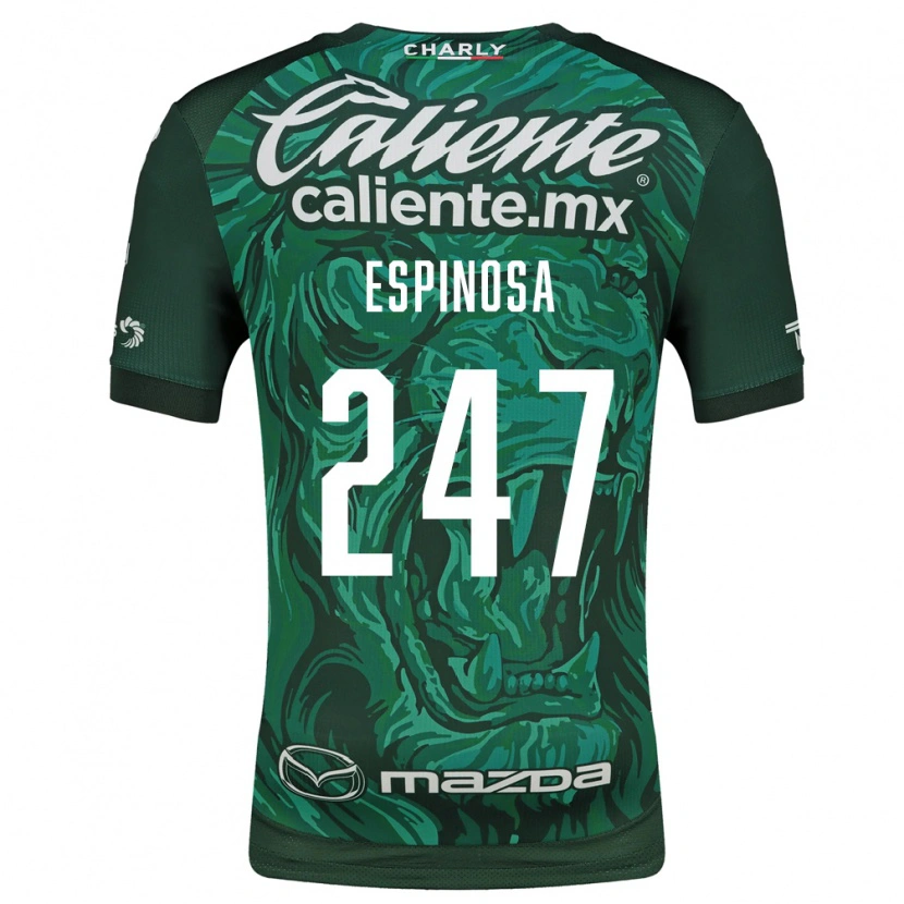 DanxenメンズIssac Espinosa#247緑黒ホームシャツ2026/27ジャージーユニフォーム