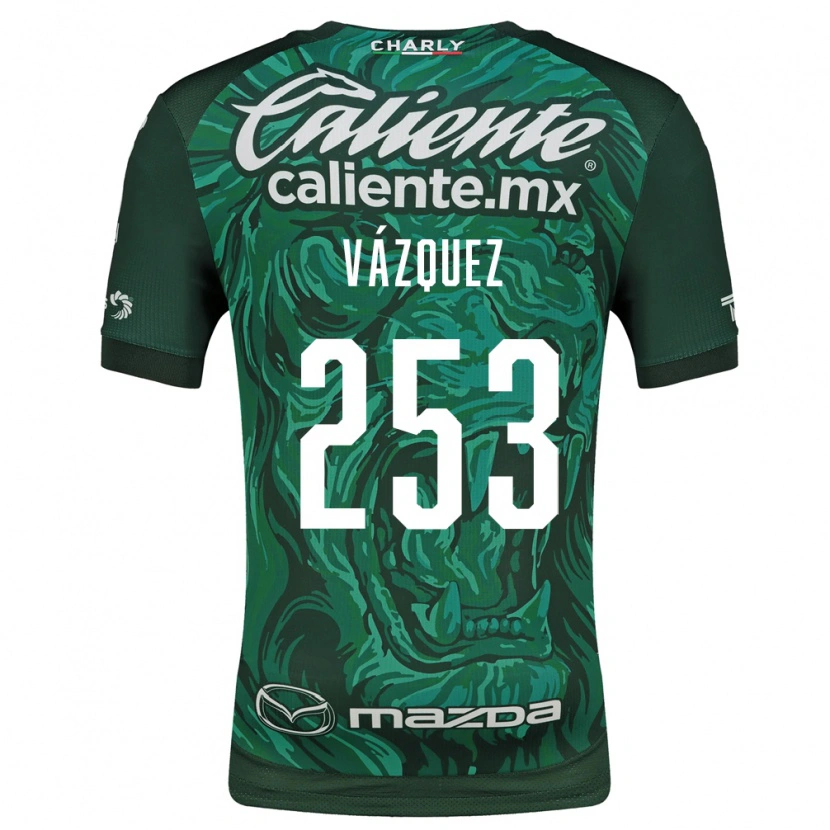 DanxenメンズHéctor Vázquez#253緑黒ホームシャツ2026/27ジャージーユニフォーム