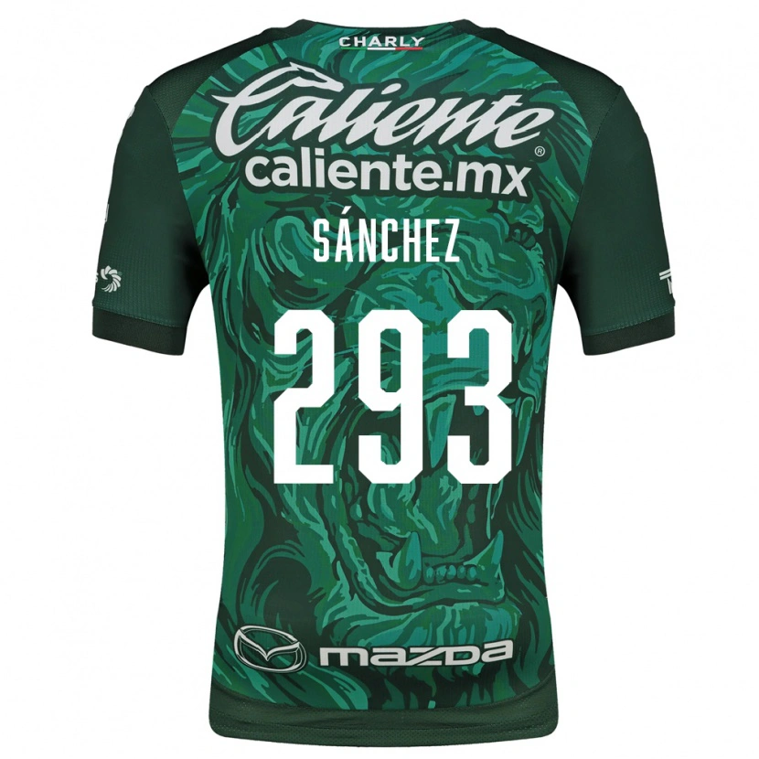 DanxenメンズChristian Sánchez#293緑黒ホームシャツ2026/27ジャージーユニフォーム