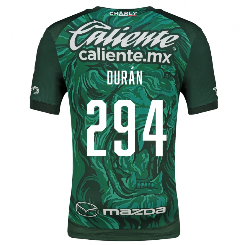 DanxenメンズDiego Durán#294緑黒ホームシャツ2026/27ジャージーユニフォーム