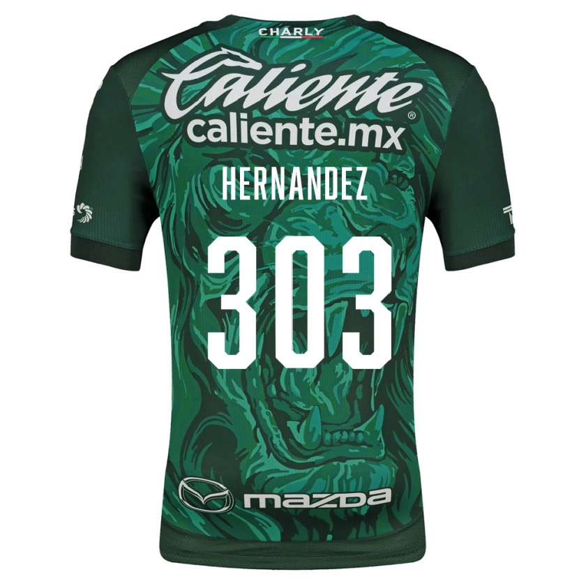 DanxenメンズAlan Hernández#303緑黒ホームシャツ2026/27ジャージーユニフォーム