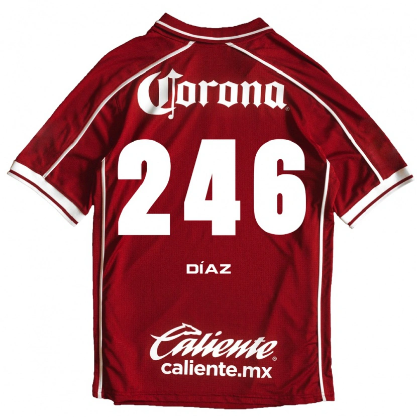 DanxenメンズCésar Díaz#246白赤ホームシャツ2026/27ジャージーユニフォーム