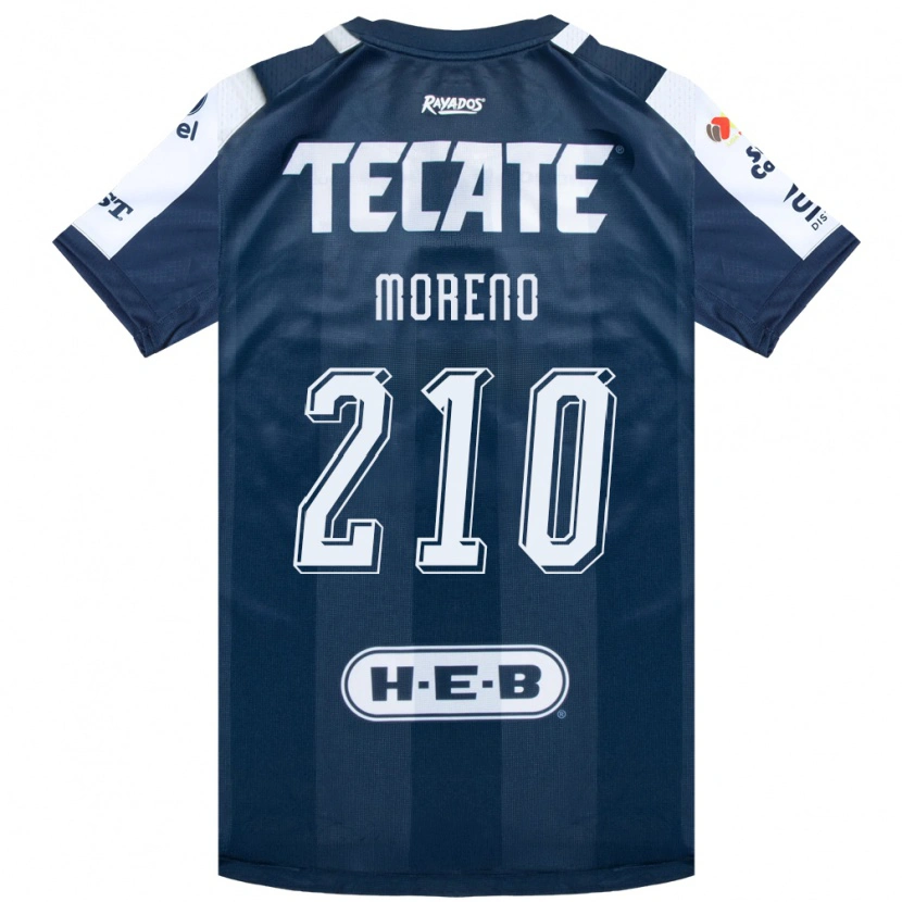 DanxenメンズGael Moreno#210藍色白赤ホームシャツ2026/27ジャージーユニフォーム