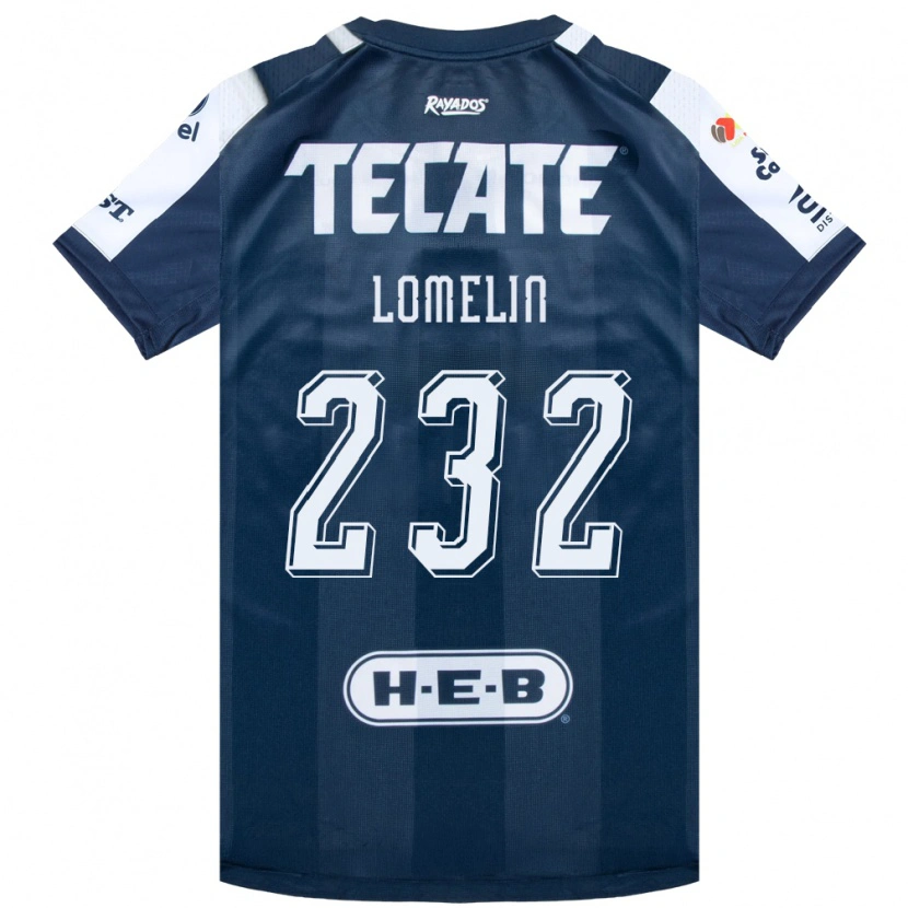 DanxenメンズSantiago Lomelin#232藍色白赤ホームシャツ2026/27ジャージーユニフォーム