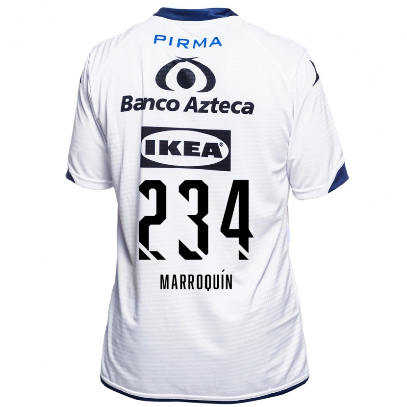 DanxenメンズLuis Marroquín#234白黒青ホームシャツ2026/27ジャージーユニフォーム