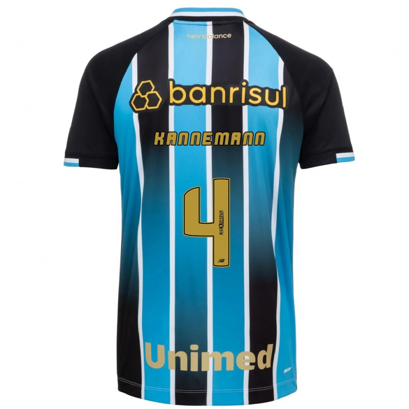 Danxenメンズワルテル・カンネマン#4青茶黒ホームシャツ2026/27ジャージーユニフォーム