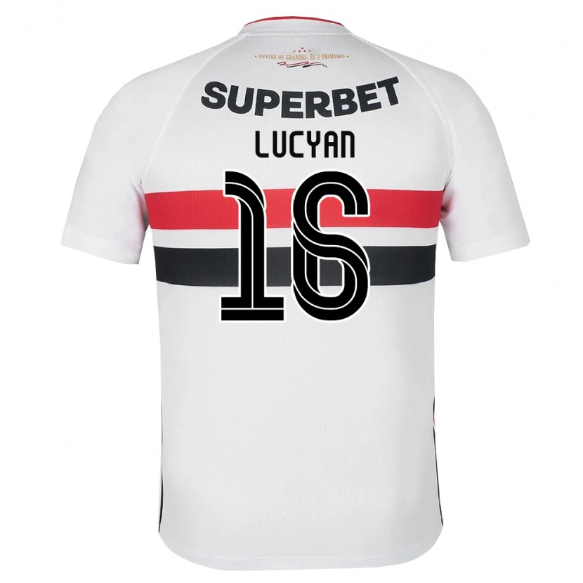 DanxenメンズLucyan#16白黒赤ホームシャツ2026/27ジャージーユニフォーム