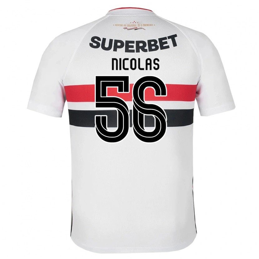 DanxenメンズNicolas#56白黒赤ホームシャツ2026/27ジャージーユニフォーム