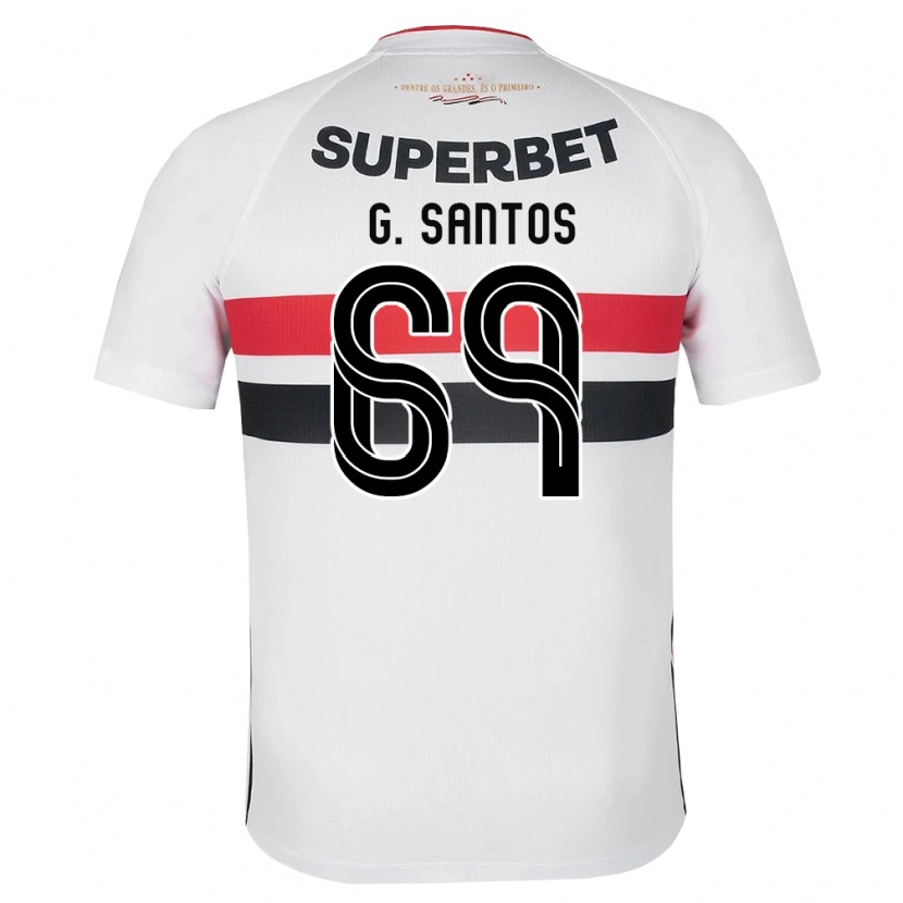 DanxenメンズGuilherme Santos#69白黒赤ホームシャツ2026/27ジャージーユニフォーム