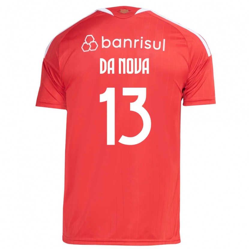 DanxenメンズÉrick Da Nova#13白赤ホームシャツ2026/27ジャージーユニフォーム