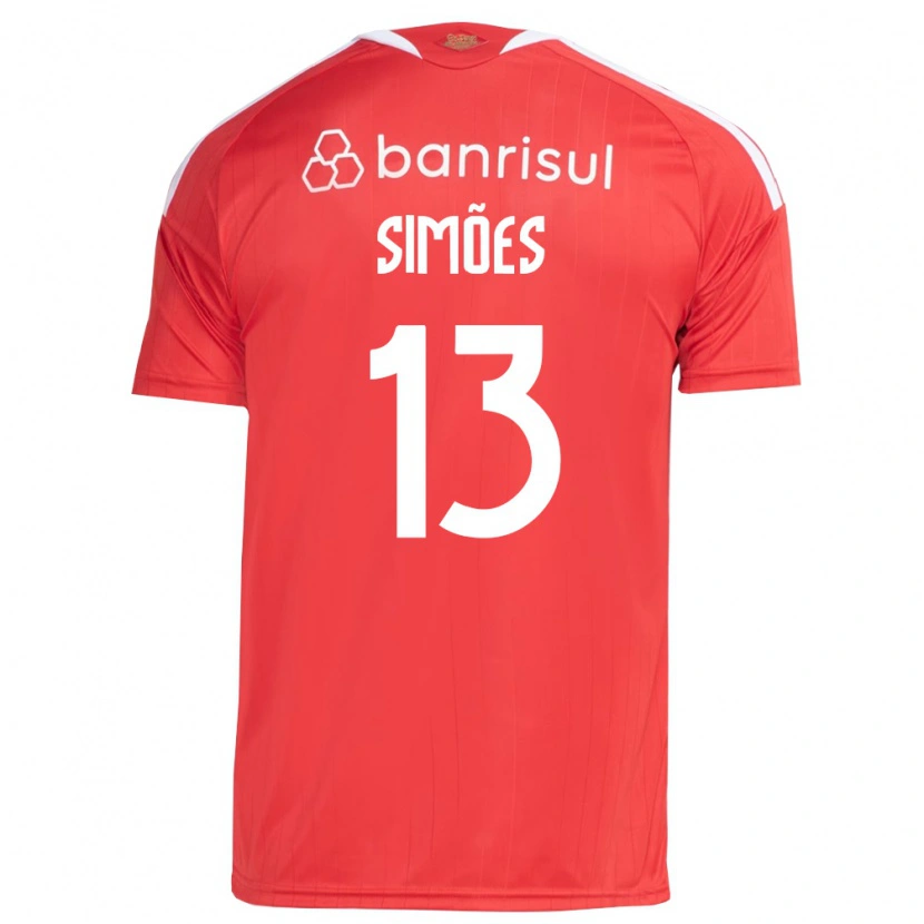 DanxenメンズArthur Simões#13白赤ホームシャツ2026/27ジャージーユニフォーム