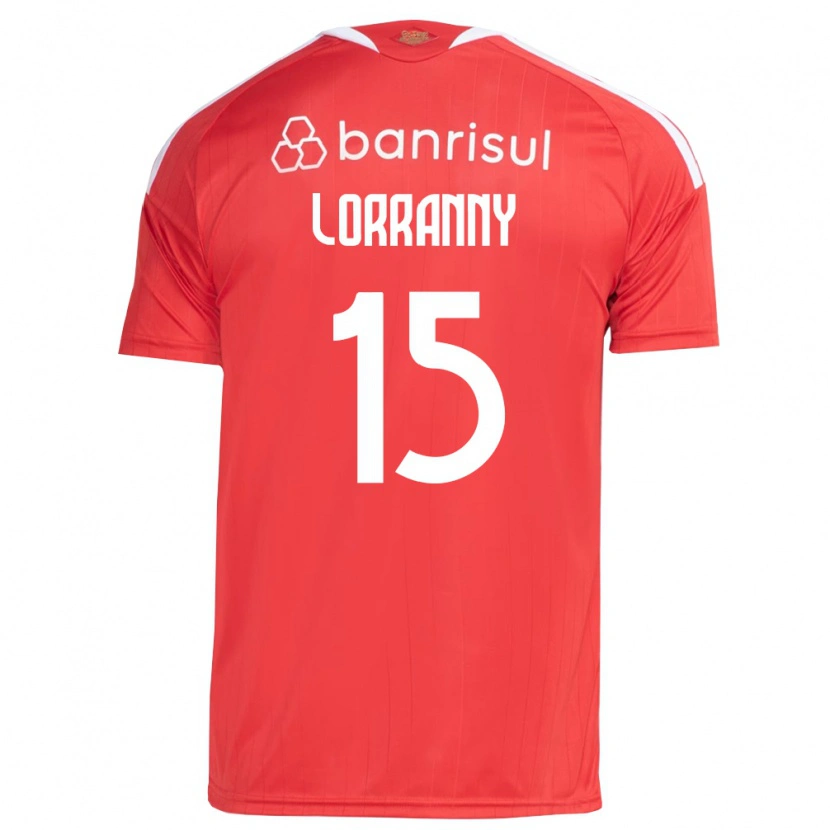 DanxenメンズLorranny#15白赤ホームシャツ2026/27ジャージーユニフォーム