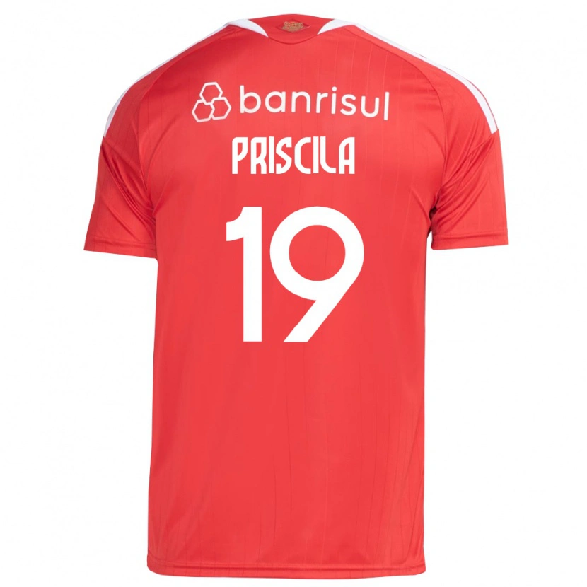 DanxenメンズPriscila#19白赤ホームシャツ2026/27ジャージーユニフォーム