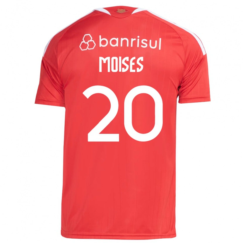 DanxenメンズMoises#20白赤ホームシャツ2026/27ジャージーユニフォーム
