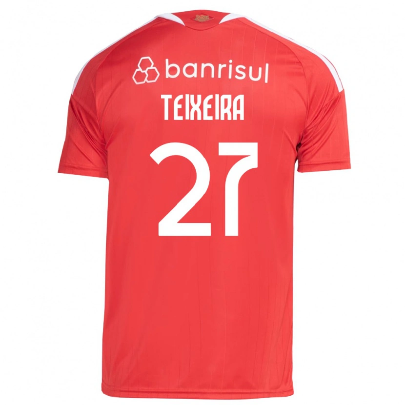 DanxenメンズDanny Teixeira#27白赤ホームシャツ2026/27ジャージーユニフォーム